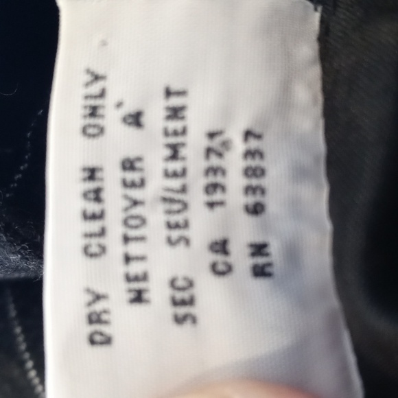 Anne Klein 100% wool jacket size 10 pinstripe Gray - Picture 12 of 12